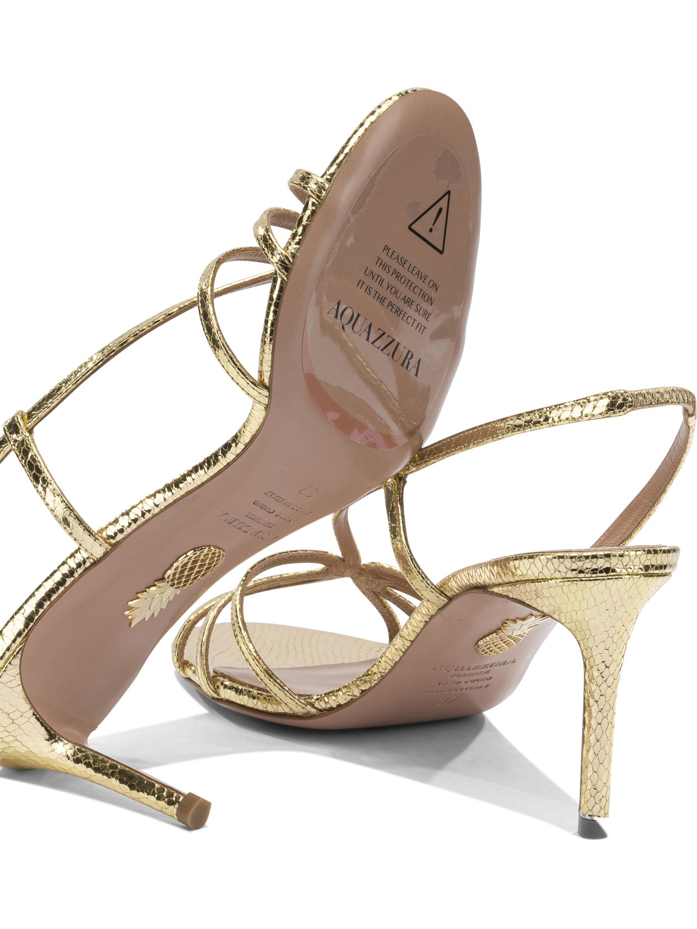 Aquazzura "Talk To Me 75mm" Heeled Sandals
